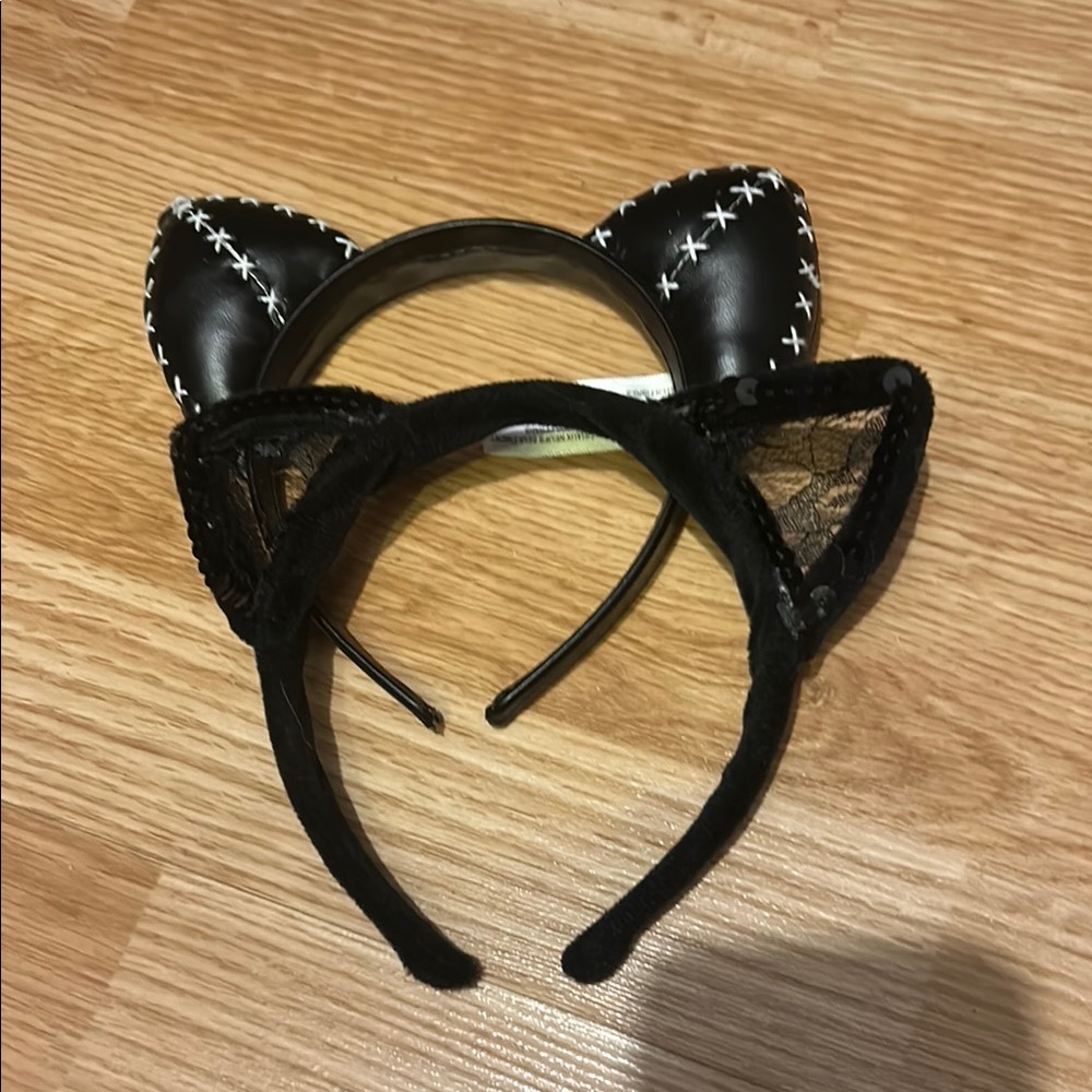 Black Cat Ear Headbands for Kids
